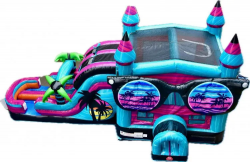 429790767 424732273343330 3754332278502251329 n 1709245293 big 1714134597 Beach Vibes XL Bounce House Dual Lane Wet/Dry Combo