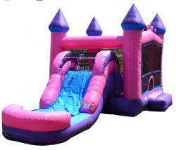 Princess Dream Castle 5 in 1 Bounce House with Slide Wet/Dry