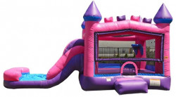 Princess20side20cropped 1727864849 2 Princess Dream Castle 5 in 1 Bounce House with Slide Wet/Dry