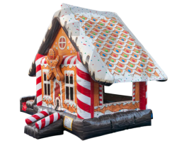 2 1753890039 Gingerbread Bounce House with Slide