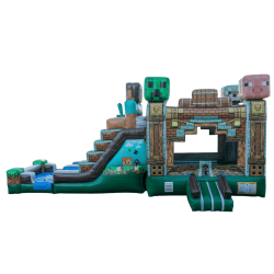 Bounce N' Craft Bounce House with Dual Lane Slide