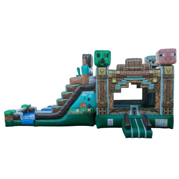 Bounce N' Craft Bounce House with Dual Lane Slide Bounce N' Craft Bounce House with Dual Lane Slide