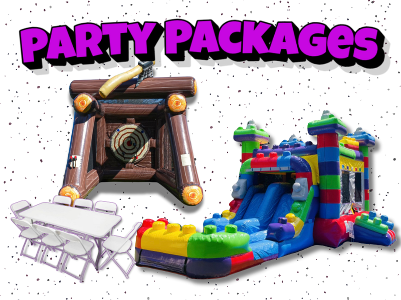 Party Packages Rentals Richmond Hill Bounce Slide home tmn