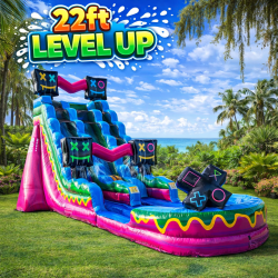 22ft Level Up Water Slide