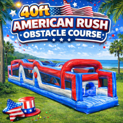 40ft American Rush Obstacle Course Dry