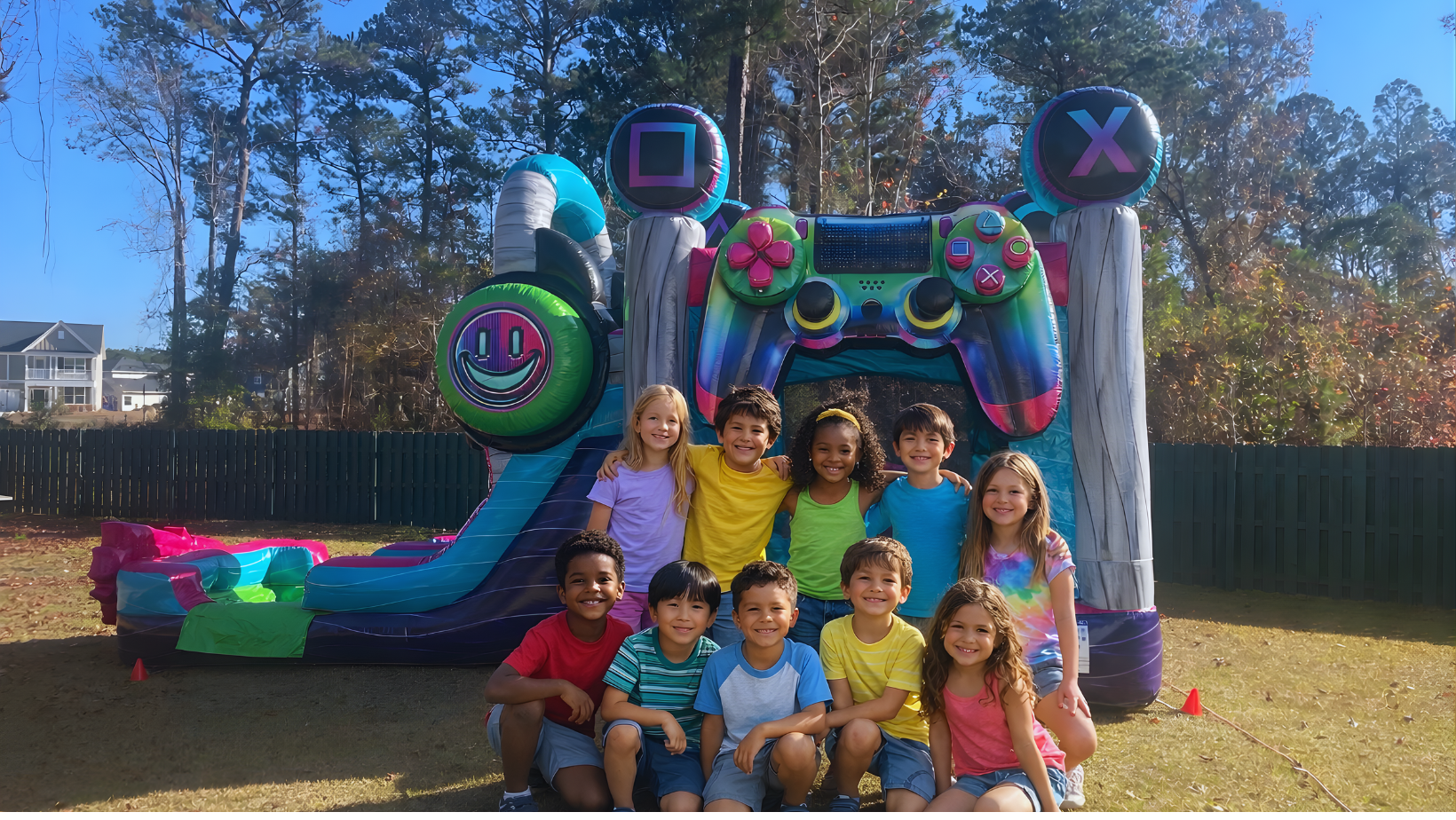 Bounce houses with slides in Richmond Hill, Pooler, Midway and Savannah GA