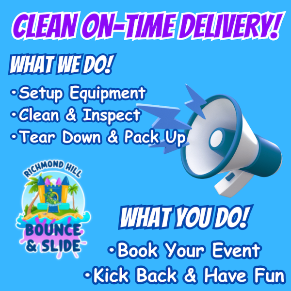 Richmond Hill Bounce & Slide On Time Delivery